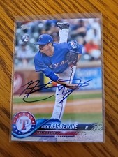 2018 Topps Update Series Nick Gardewine RC Rookie Card Signed IP Auto Baseball