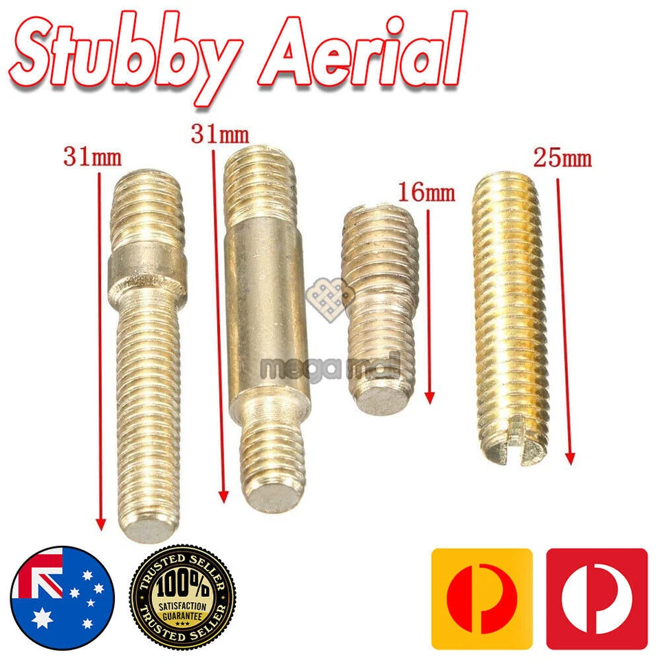 Antena / Antena Stubby Bee Sting para Mitsubishi Mirage Negro Carbono 12CM Foto 3 de 4