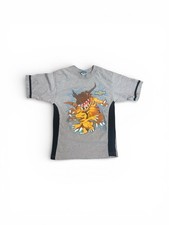 Vintage YOUTH L Digimon T-Shirt Agumon 1999 Toei Graphic 90s Digital Monsters