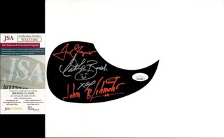 THE DUKES OF HAZZARD Signed Autograph Auto Acoustic Guitar Pickguard by 3 JSA