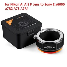 Adapter K F Concept Pro for Nikon AI AIS F Lens to Sony E a6000 a7R2 A73 A7R4