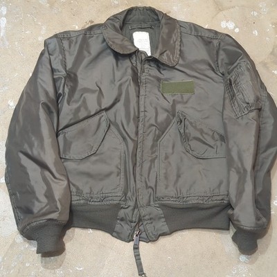 VINTAGE 1992 USAF CWU-45/P FLIGHT JACKET ARAMID NOMEX ISRATEX LARGE 42-44