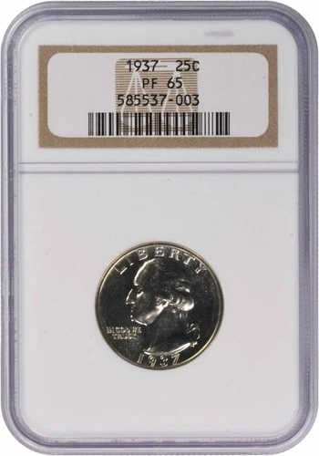 1937 Washington Quarter PR65 NGC