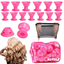 42PCS Heatless Hair Curlers Including 21PCS Large and 21PCS Small Hair Rollers f