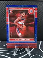 2024-25 NBA Hoops Bub Carrington RC /99 Blue Scope Washington Wizards