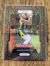 JORDAN HORSTON 2024 Prizm Monopoly Red Classic Icons Card!!  #64  SEATTLE STORM