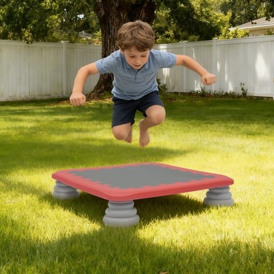 Kids Trampoline Bouncing Board 70kg Balance&Bounce Kids' Toy for Indoor/Outdoor