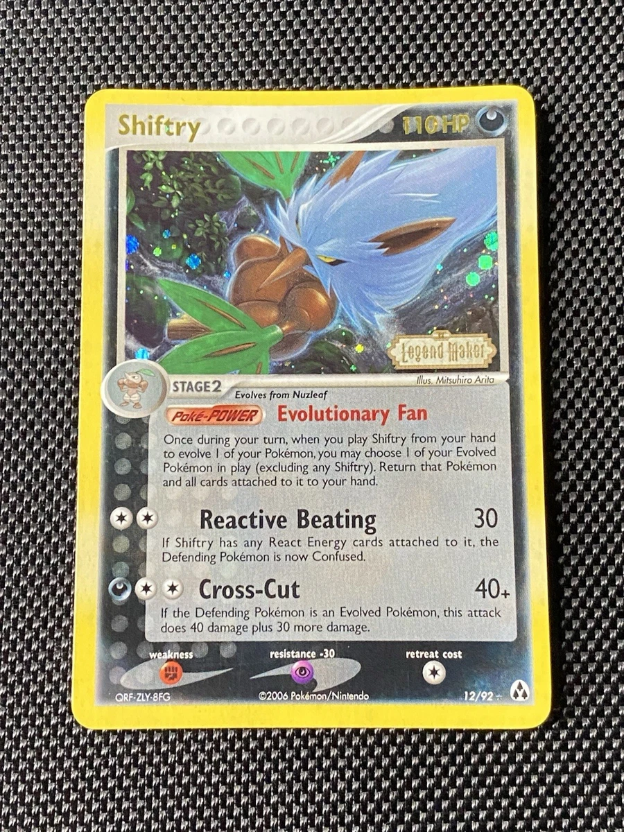 Shiftry Pokemon Card | eBay