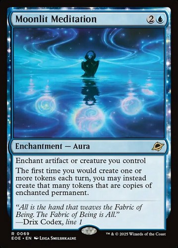 1 x Moonlit Meditation - Edge of Eternities - NM-Mint - MTG