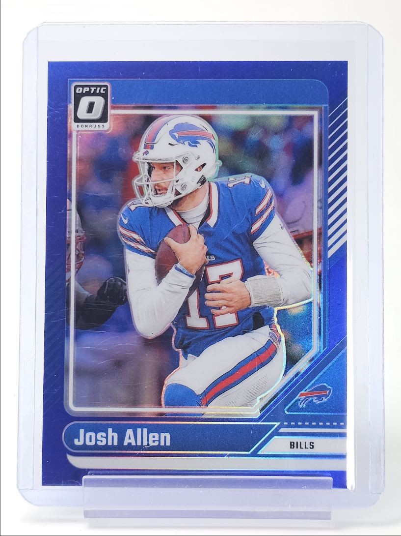 JOSH ALLEN 2024 DONRUSS OPTIC BLUE PRIZM BUFFALO BILLS #19 /199 Q5997