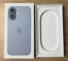 BOX Apple A3258 iPhone 17 Mist Blue Light 256GB - Empty Open Box ONLY