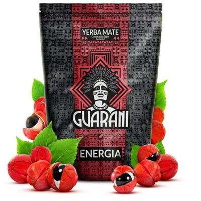 Mate Tee Energia con Guarana 500g Mate Tee mit Guarana Quelle von natürlichem...