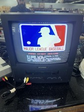 2000 Sylvania 13" SSC130 Gaming TV No Remote, CRT Tv Works. VCR DOSENT WORK