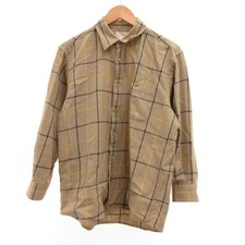 Burberrys Vintage Long Sleeve Check Twill Shirt Gray/Navy Used