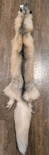 RARE Ranch BIG Golden Island Fox Hide Pelt Freshly Tanned LUXURIOUS FUR 2 Legs 