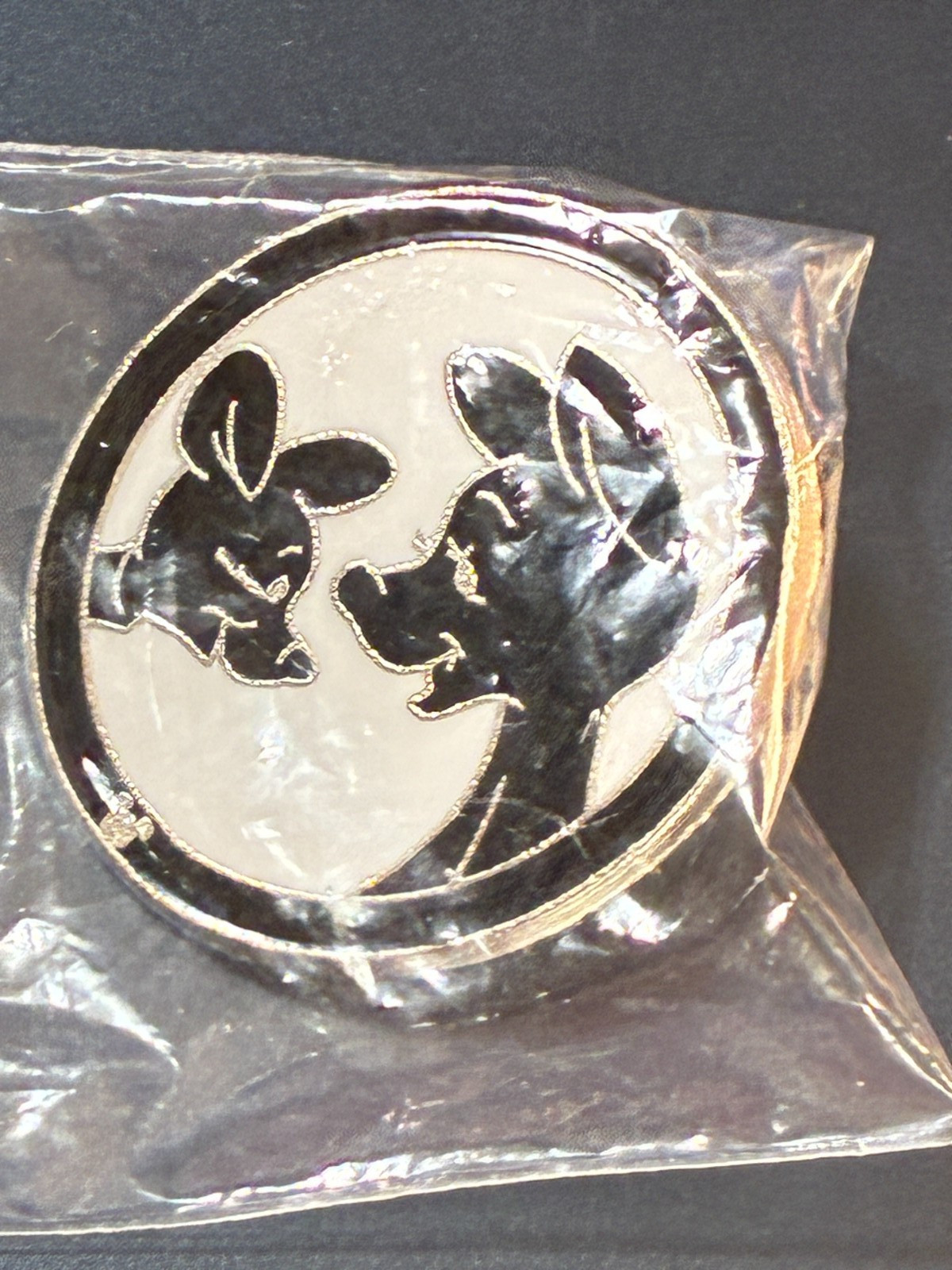 Disney Collectible Pin 2009 KANGA and ROO (Winnie Pooh) Silhouette Pin