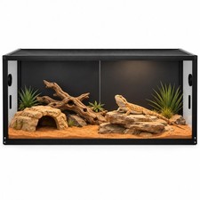Reptile Enclosure Up To 48x24x24in Stackable Terrarium Snake Tank 120 Gal Cage