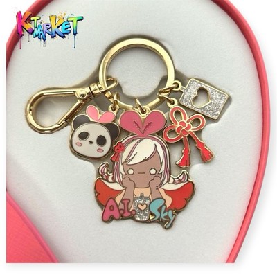 Sky Children of the Light Keychain I Love Sky Pin Badge used form Japan
