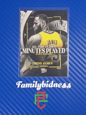 Lebron James 2024-25 Topps Now King All-Time Leader Minutes Played #10* Lakers