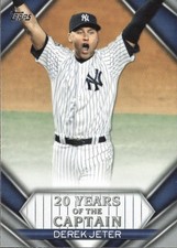 2020 Topps Update #YOC-09 Derek Jeter 20 Years of The Captain