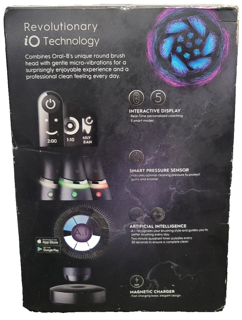 Oral-B iO Series 7s ブラックオニキス 本体 未開封 未使用 Amazon.co.jp: ブラウン 電動歯ブラシ オーラルB iO7 iOM71B20BK