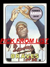 1969 Topps Baseball #1-316 VG-EX Pick From List ALL PICTURED aa3