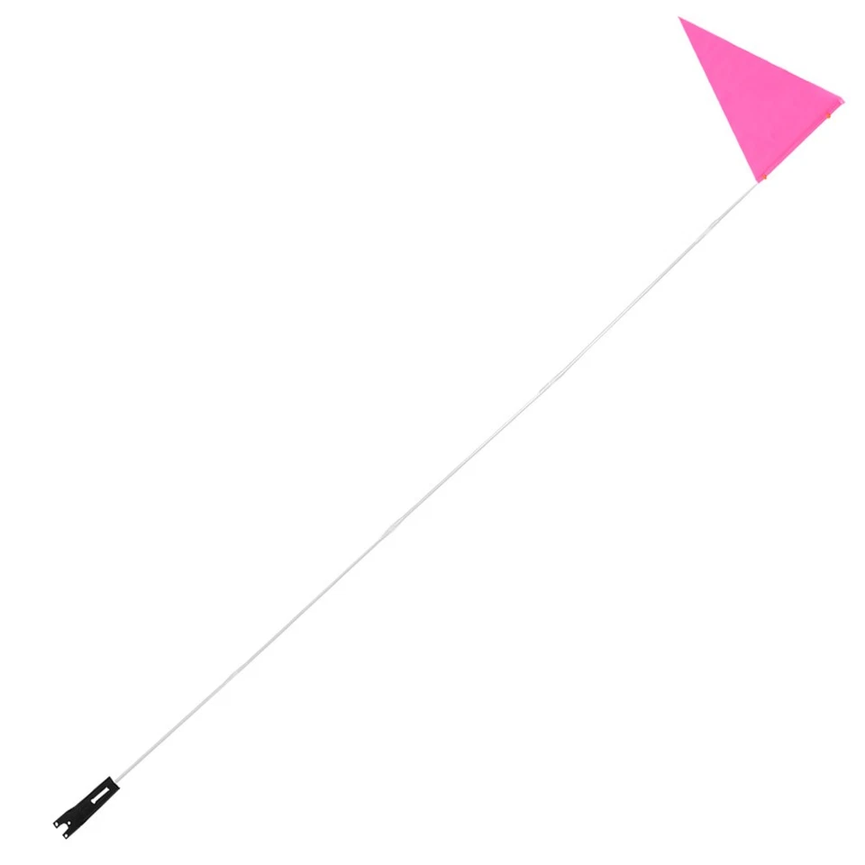 1 Set Kinderfahrrad-Warnflagge mit Fiberglasstange, Sicherheitsflagge zum