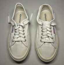 Superga Women White Classic Sneaker Size 8 U.S