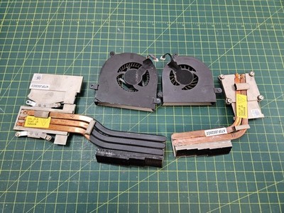 Dell Alienware M17X R3 Cooling Fans w/ Heatsinks J9H7X 650RY GVHX3 4K1MM
