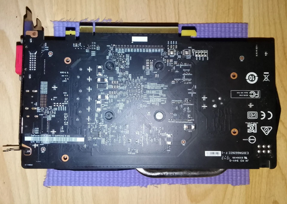 MSI GeForce GTX 1050 Ti Gaming X 4G (4GB GDDR5) - Image 3 of 4