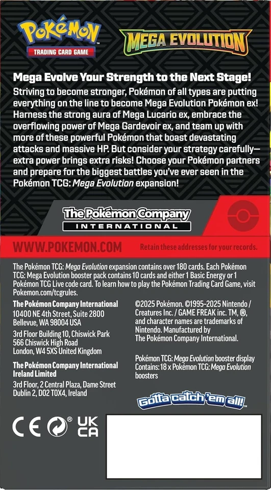 JCC de Pokémon: Mega Evolution - POKEMON CARDS Mega Evolution - Imagen 3 de 3