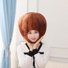 Funny Plush Walnut Hat Cartoon Novelty Toy for Event Carnival Birthday Party