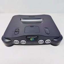 Nintendo 64 N64 Console Only NUS-001 Black, With Jumper, Tested & Works!