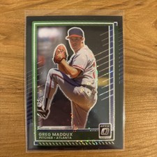 2025 Donruss Optic Black Circles Prizm Greg Maddux Braves #9