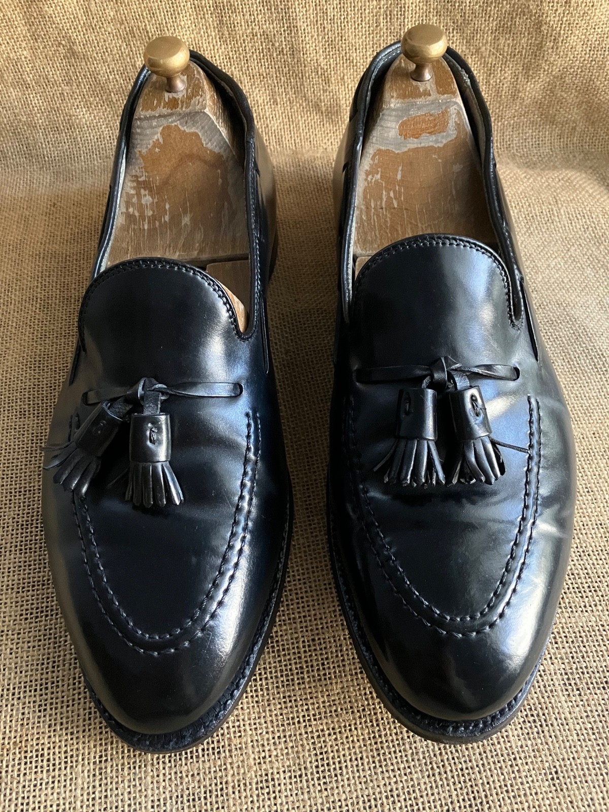 Alden 664 Black Shell Cordovan Tassel Loafer