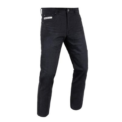 Oxford OA Marshal AAA Slim Herren Motorrad Motorrad Jeans schwarz