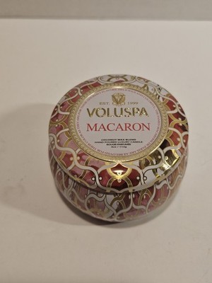 Voluspa Mini Candle  Macaron 4 oz NEW! Coconut Wax Blend