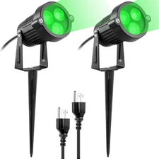 ® Pack of 2 Outdoor Water-Resistant LED Lawn Garden Landscape Lamp Wall Yard ...