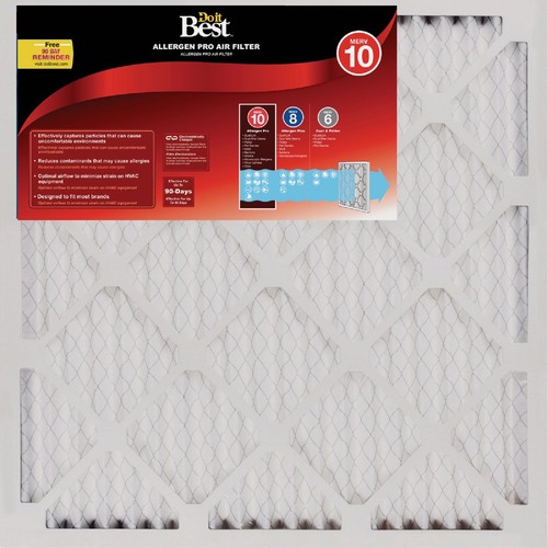 Do it Best 16 In. x 25 In. x 1 In. MERV 10 Furnace Filter (6-Pack) 479295 SIM