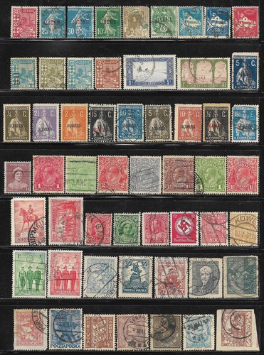 Classic Old Worldwide Stamp Packet Lot of 55 Stamps World Wide Collection used