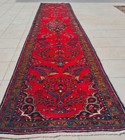 Amazing Hand Knotted Vintage Tribal Saroukh Wool Area Runner Rug 13 x 3 Ft — photo 3
