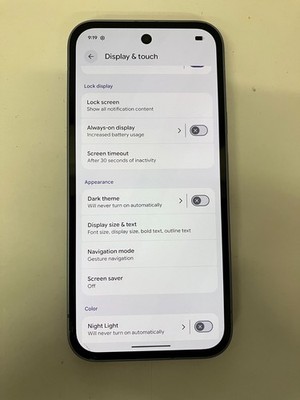 Read* Google Pixel 9a - 128 GB - Iris (Unlocked) ~m1402