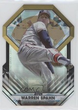 2022 Topps Update Diamond Greats Die-Cuts Black /299 Warren Spahn HOF ln4