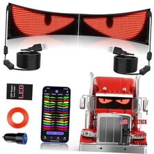 2PCS Synchronize Multiple Devil Eyes Light for Truck, 23''x5'' Full Color LED