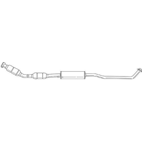 Catalyseur Sigam 44430 pour Toyota pour réussir le contrôle technique sans fumée