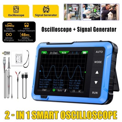 2 IN 1 Handheld Digital Oszilloskop mit 48MS/s Abtastrate und 10MHz Bandbreite