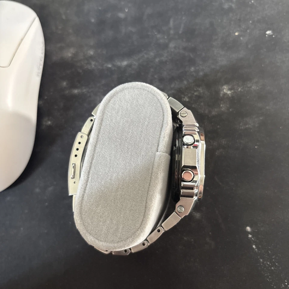 Reloj Casio G-Shock Cuadrado GMW-B5000D-1JF Hombre Gris Completo Metal Acero Inoxidable Foto 4 de 4