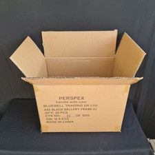 150 x EXTRA STRONG CORRUGATED CARDBOARD BOXES 49cm x 33cm x 37cm- Double Wall