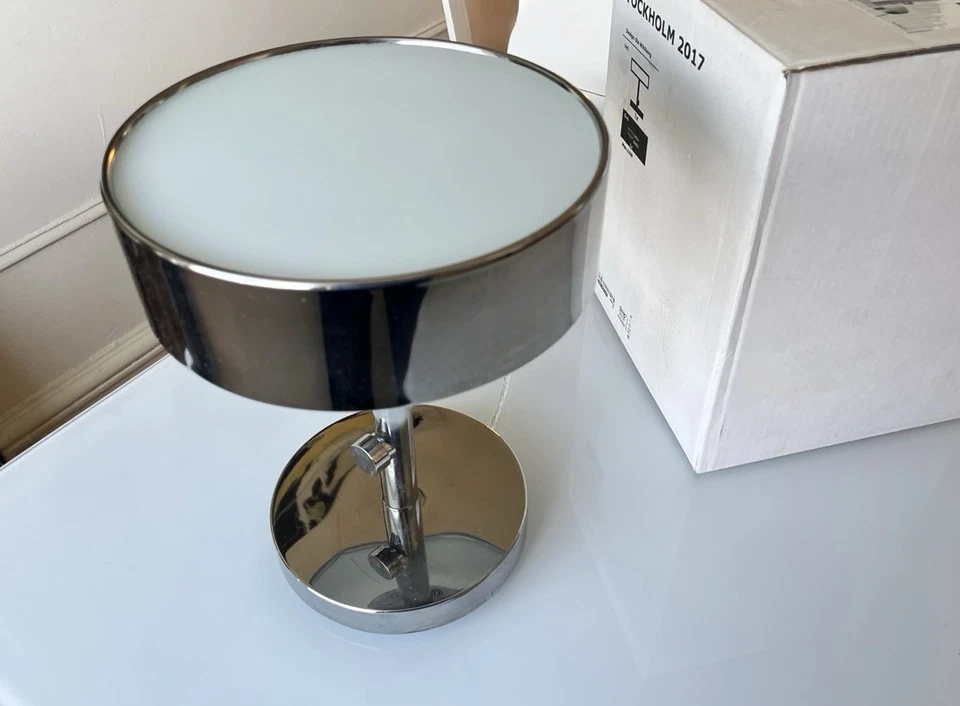 IKEA Stockholm LED TABLE LAMP w/ Dimmer - Chrome Finish - Image 4 of 4