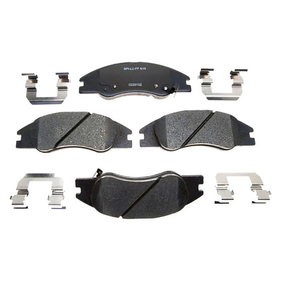 Kit de rotores de freno delanteros + pastillas de cerámica y herrajes para Kia Spectra 2004-2009 Foto 2 de 4